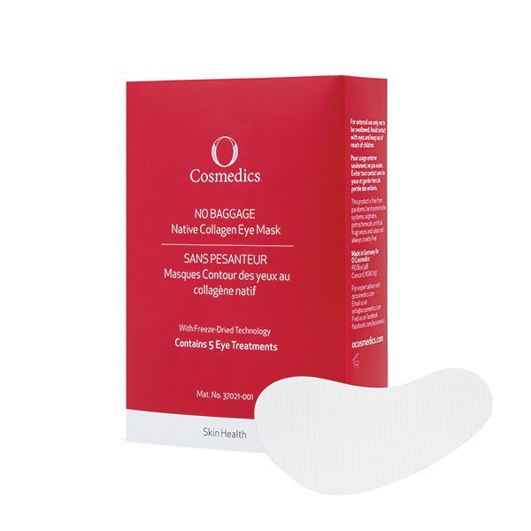 O Cosmedics collagen eye masks in box