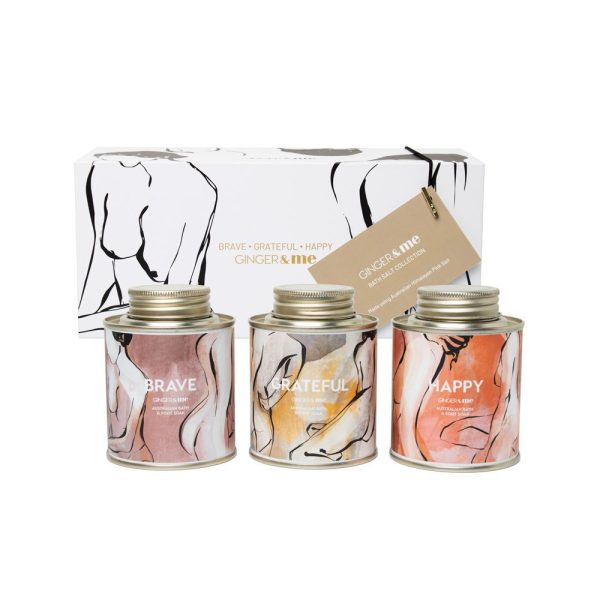 Ginger&Me Bath & Foot Soak Salts Mini Trio