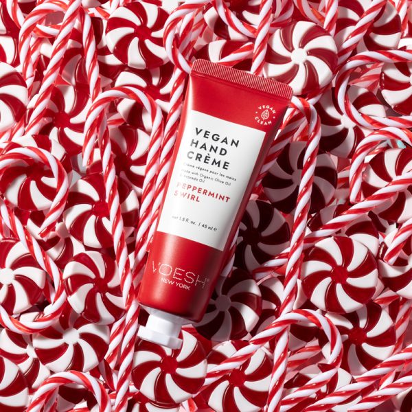 VOESH Vegan Hand Crème – Peppermint Swirl 45ml - Image 2